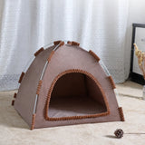 Foldable Pet Tent House with Washable Cover