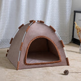 Foldable Pet Tent House with Washable Cover