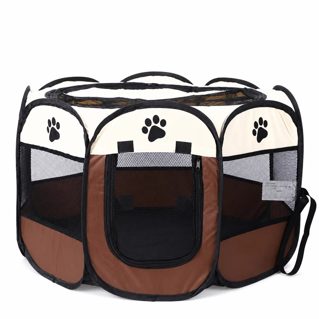 Foldable Octagonal Pet Tent for Cats & Dogs