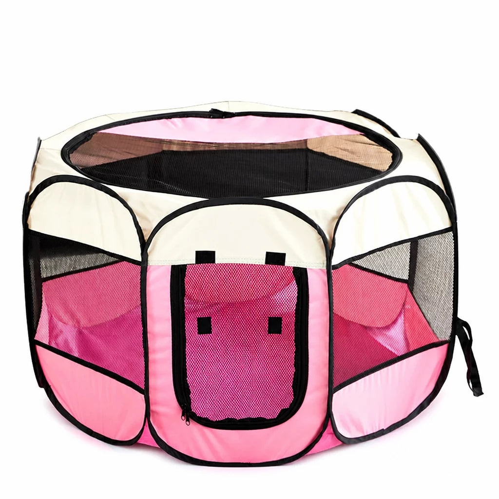 Foldable Octagonal Pet Tent for Cats & Dogs