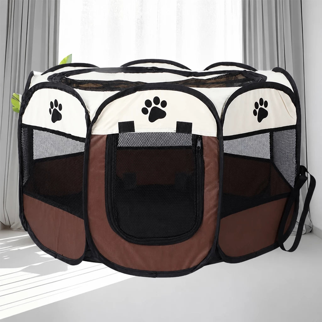 Foldable Octagonal Pet Tent for Cats & Dogs