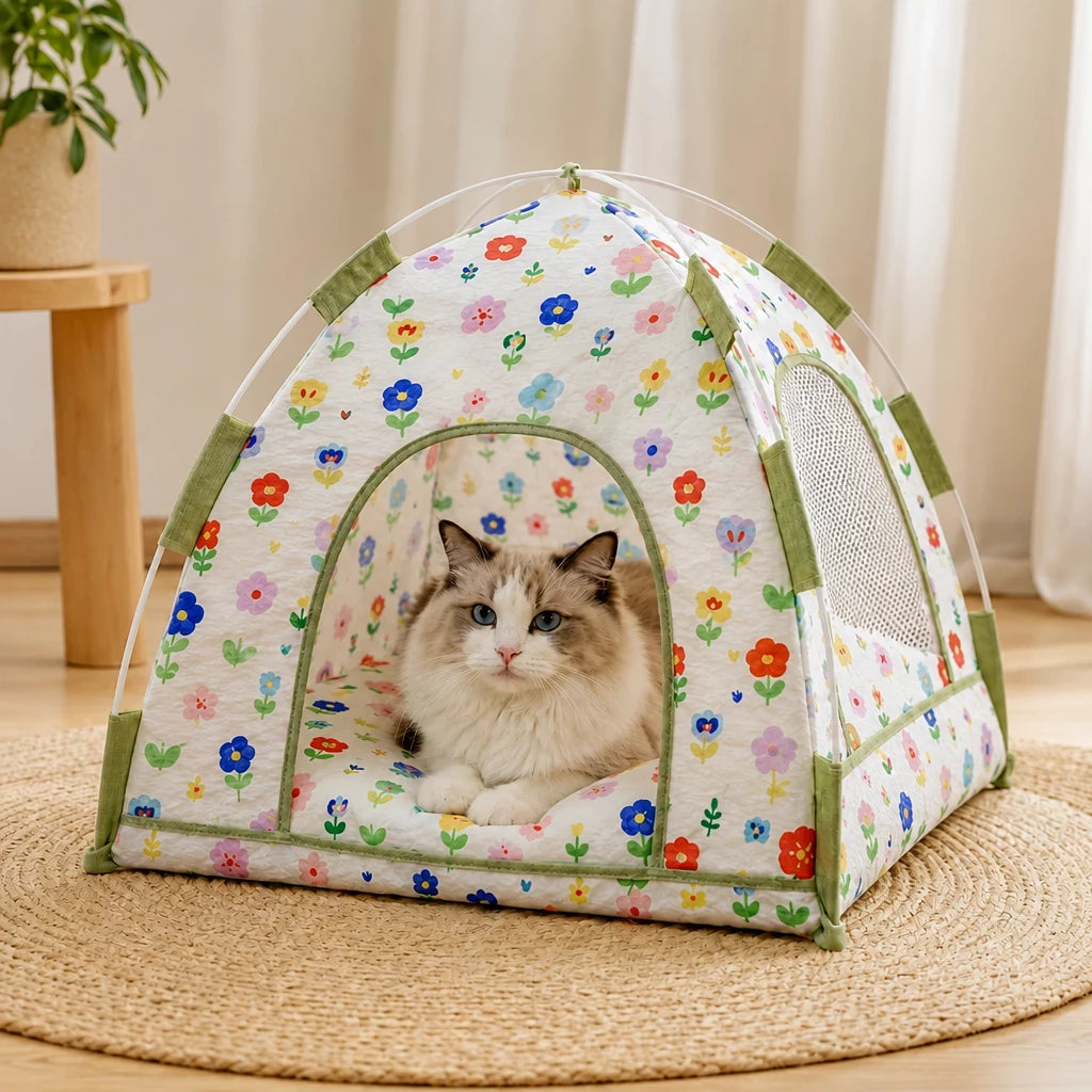 Indoor Cat & Dog Tent Bed