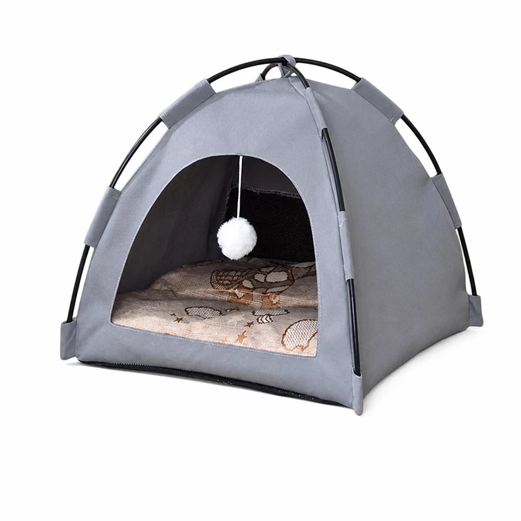 Foldable Indoor Cat Tent Bed