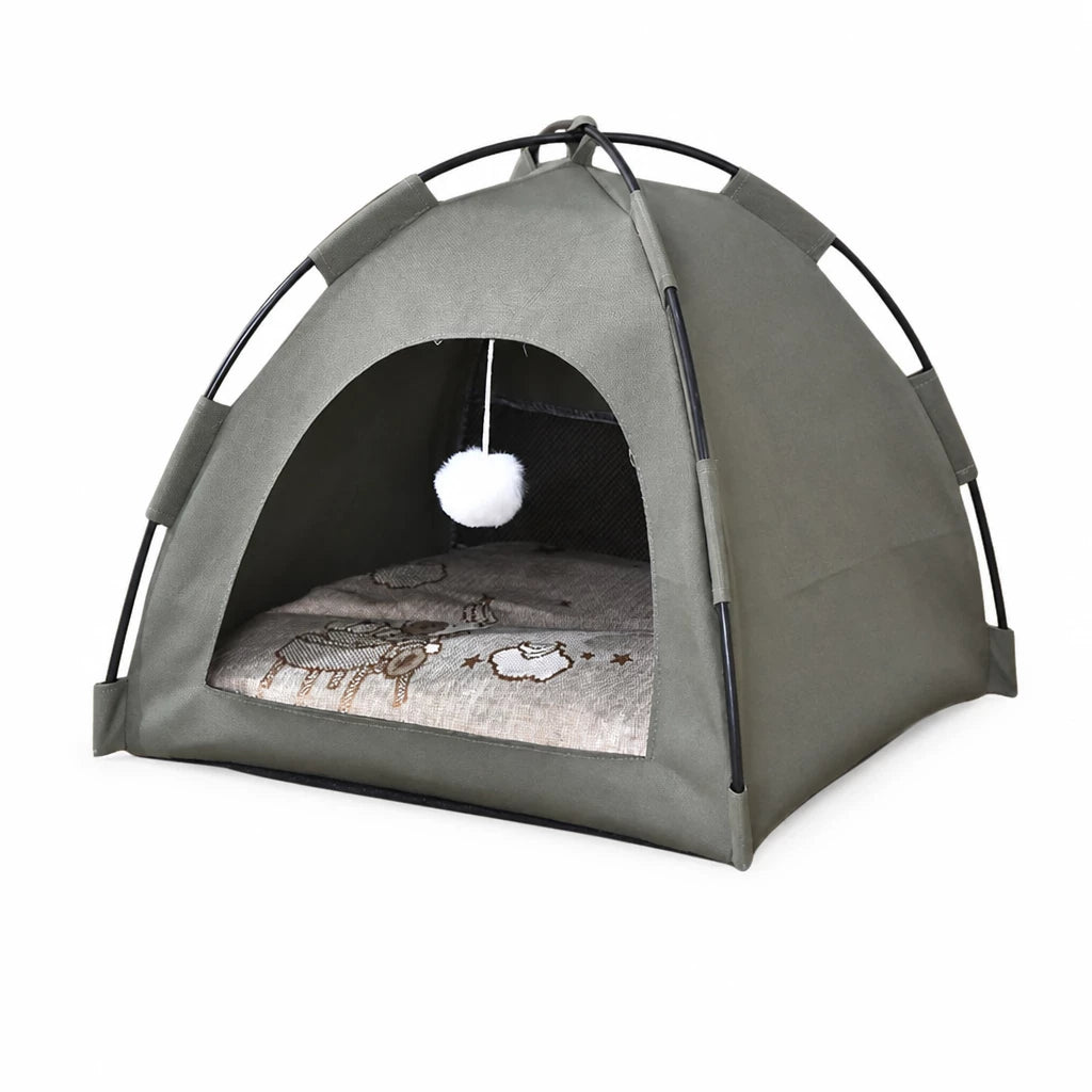 Foldable Indoor Cat Tent Bed