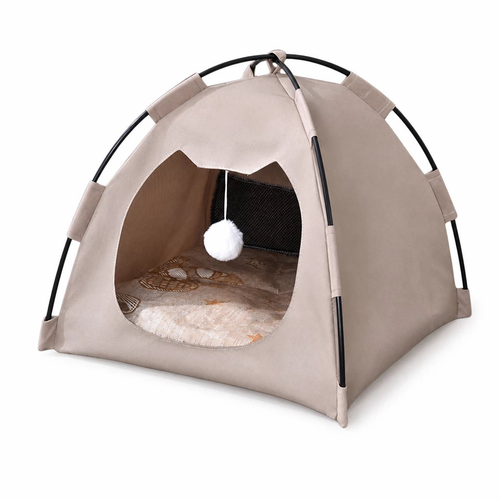 Foldable Indoor Cat Tent Bed