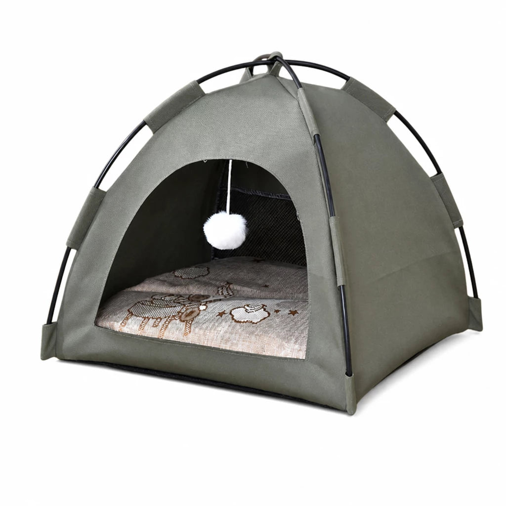 Foldable Indoor Cat Tent Bed
