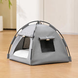 Semi-Enclosed Pet Tent Bed with Window for Small Dogs and Cats