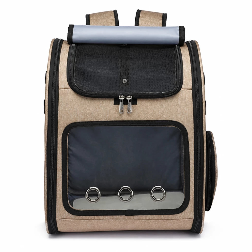 Large Breathable Pet Carrier Backpack for Dogs and Cats
