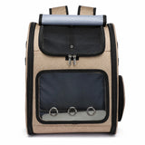 Large Breathable Pet Carrier Backpack for Dogs and Cats