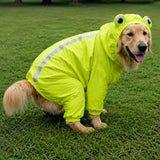 Waterproof Dog Raincoat for Golden Retrievers and Labradors