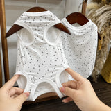 Lightweight Star Print Pet Vest for Small Dogs and Cats