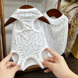 Lightweight Star Print Pet Vest for Small Dogs and Cats