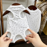 Lightweight Star Print Pet Vest for Small Dogs and Cats