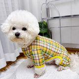 Striped Mesh Four-Leg Summer Shirt for Dogs