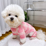 Striped Mesh Four-Leg Summer Shirt for Dogs