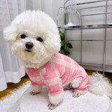 Striped Mesh Four-Leg Summer Shirt for Dogs