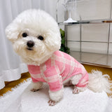 Striped Mesh Four-Leg Summer Shirt for Dogs