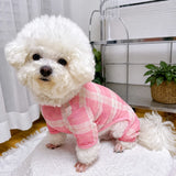 Striped Mesh Four-Leg Summer Shirt for Dogs