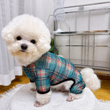 Striped Mesh Four-Leg Summer Shirt for Dogs