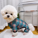 Striped Mesh Four-Leg Summer Shirt for Dogs
