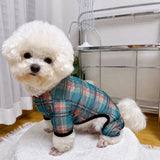Striped Mesh Four-Leg Summer Shirt for Dogs