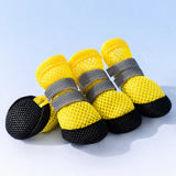 Nylon Dog Boots for Small Dogs – Soft Sole, Stay-On Design