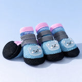 Nylon Dog Boots for Small Dogs – Soft Sole, Stay-On Design