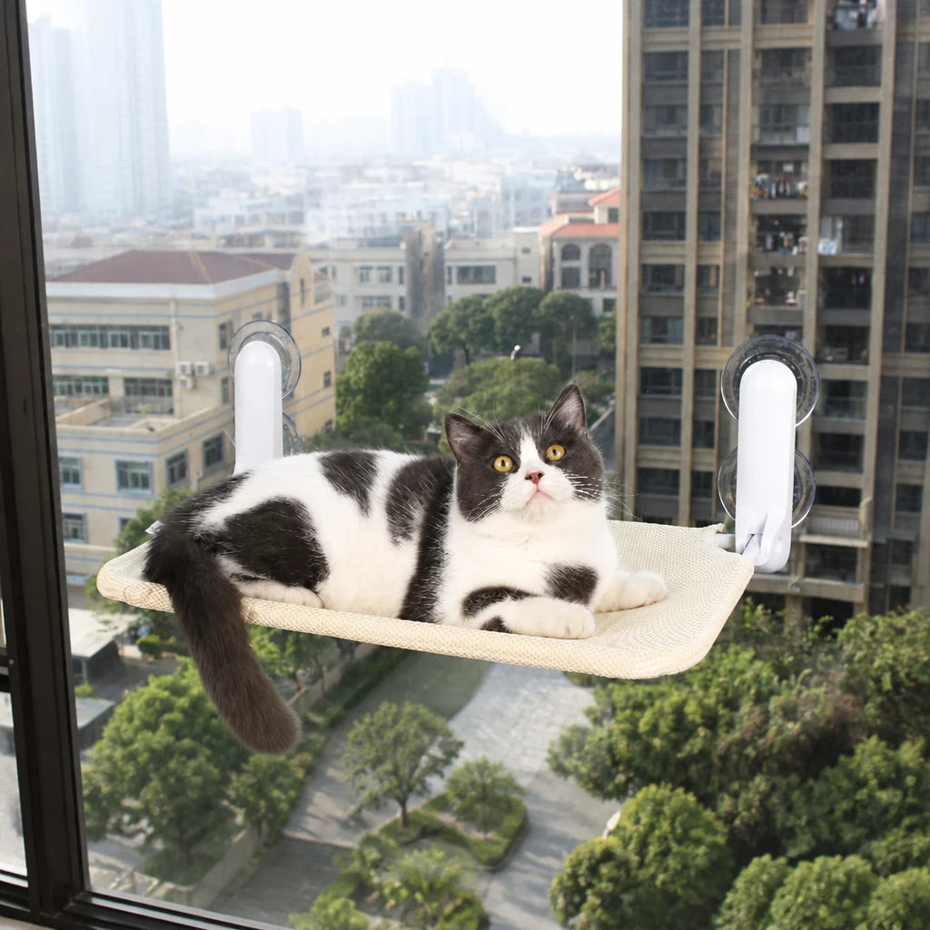 Cat Window Hammock with Suction Cup Mount