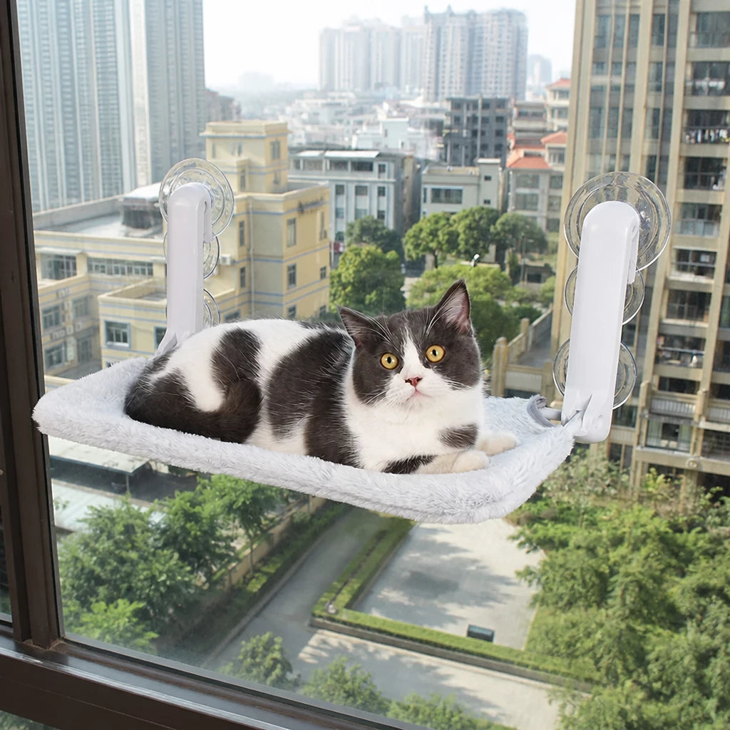 Cat Window Hammock with Suction Cup Mount