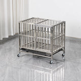 Stainless Steel Dog Crate with Tray