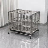 Stainless Steel Dog Crate with Tray