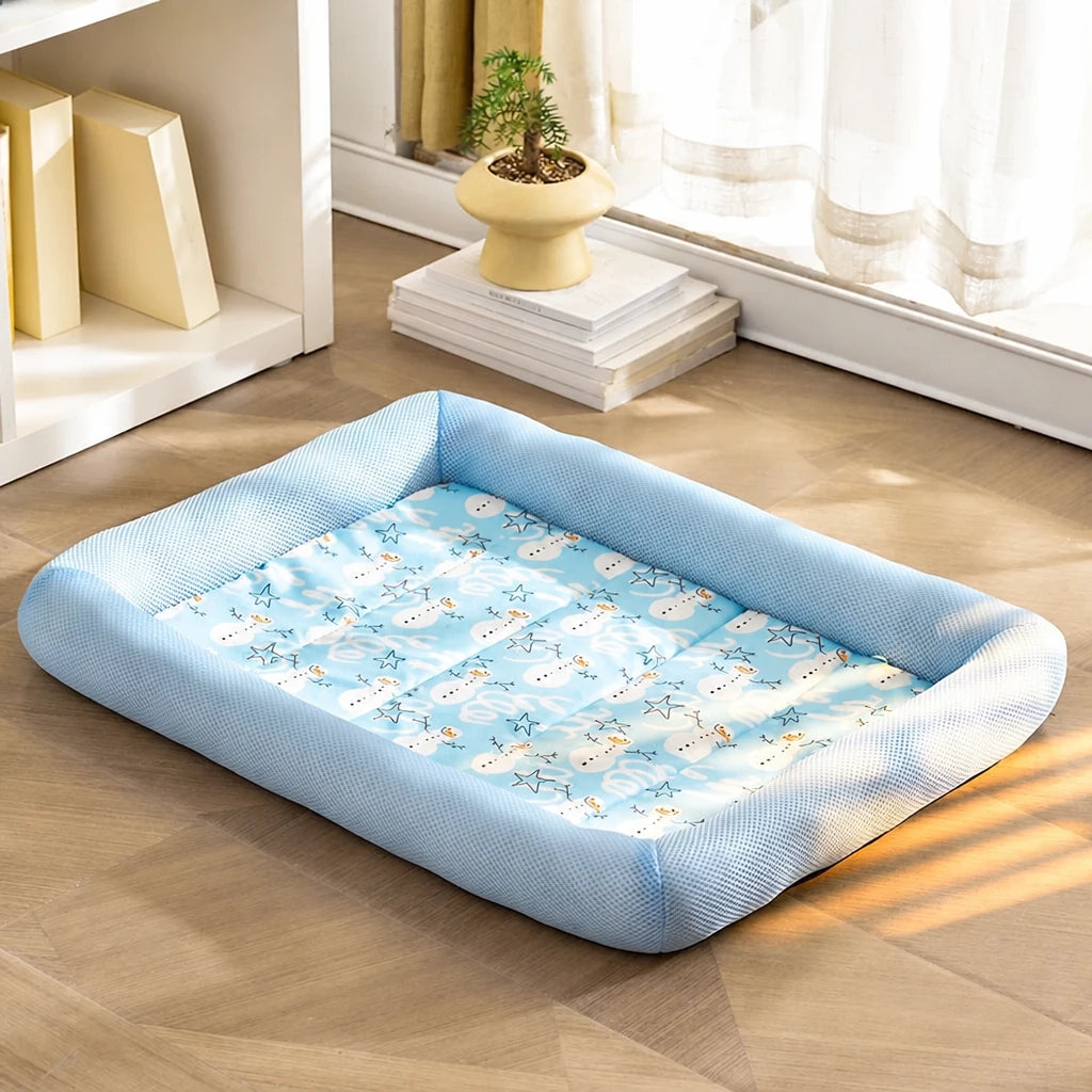 Cushioned Pet Bed Mat for Dogs and Cats