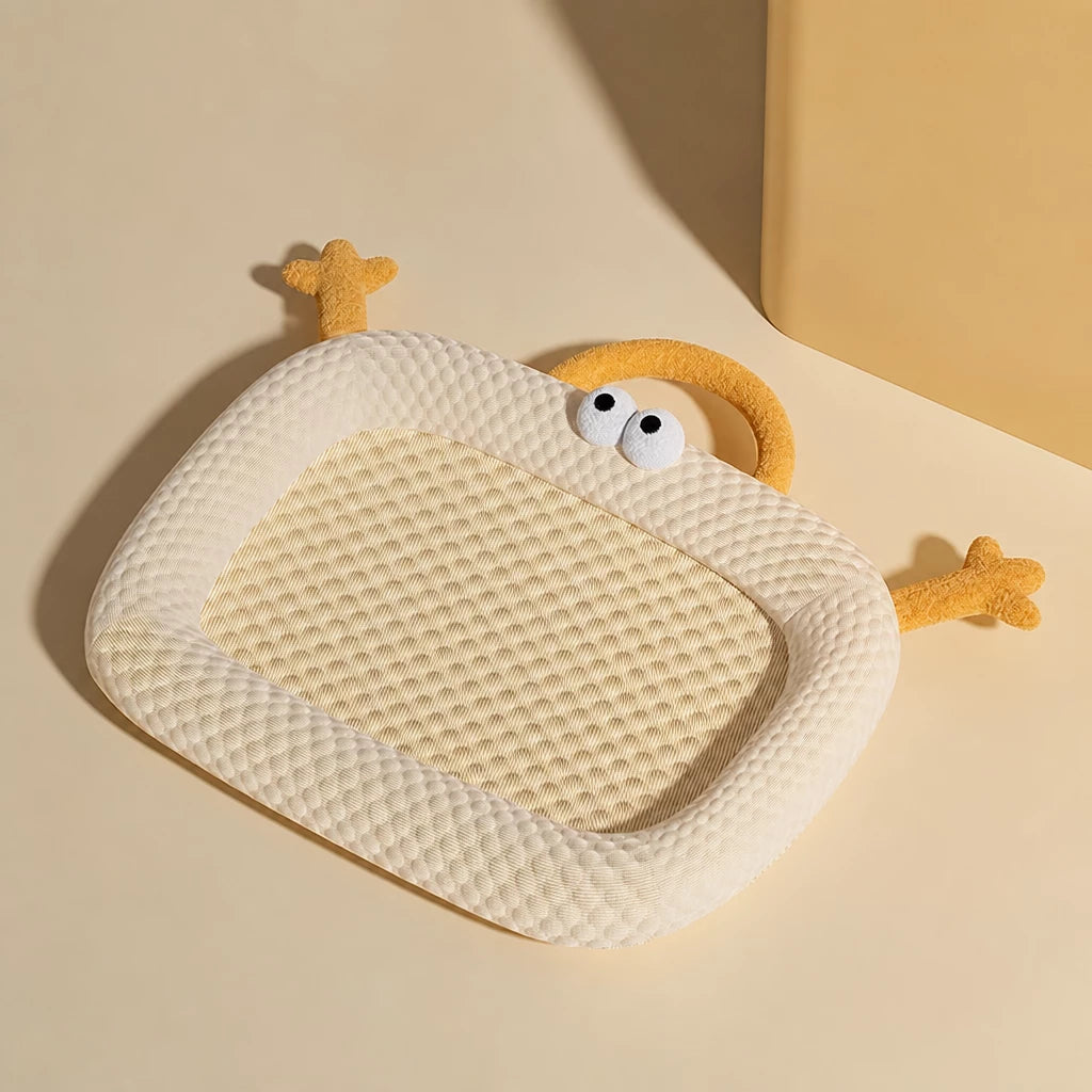 Cushioned Pet Bed Mat for Dogs and Cats