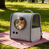 Breathable Pet Carrier Backpack for Cats and Small Dogs