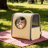 Breathable Pet Carrier Backpack for Cats and Small Dogs