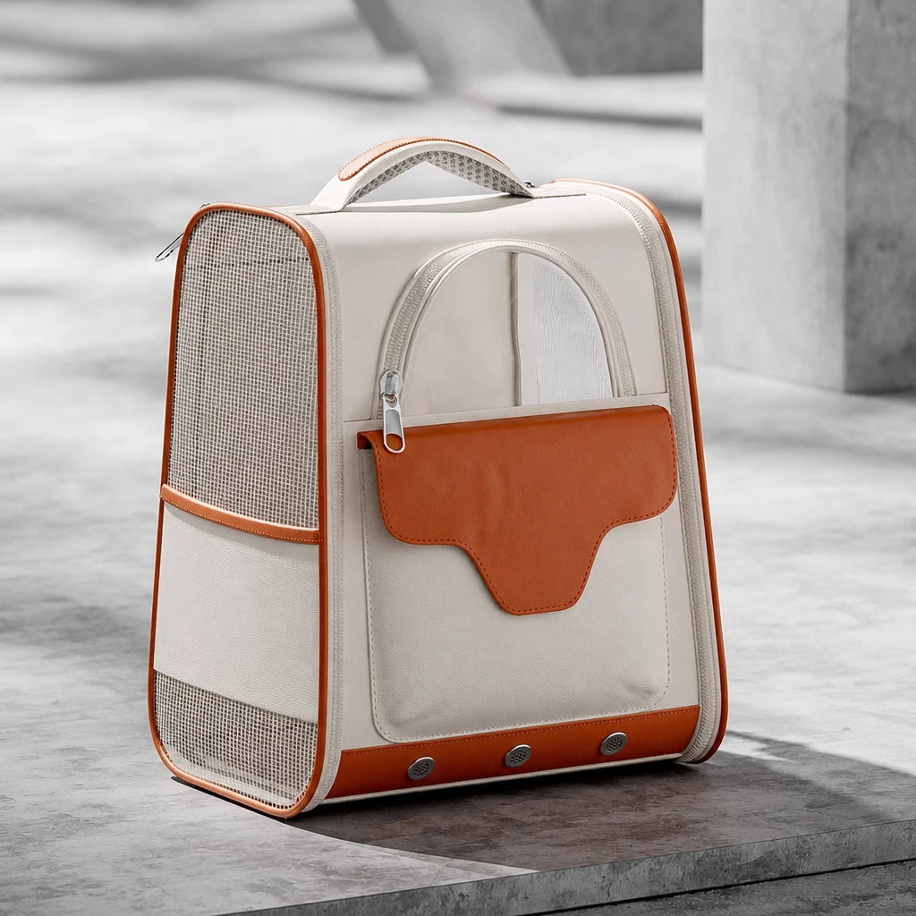 Expandable Cat Carrier Backpack with Ventilation