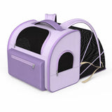 Expandable Pet Carrier Backpack for Pets Up to 16 lb