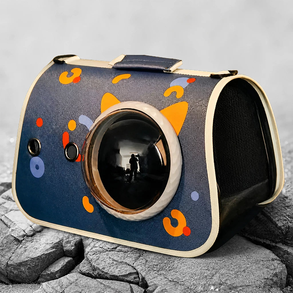 Capsule Pet Carrier Backpack for Cats and Small Dogs Up to 16 lb