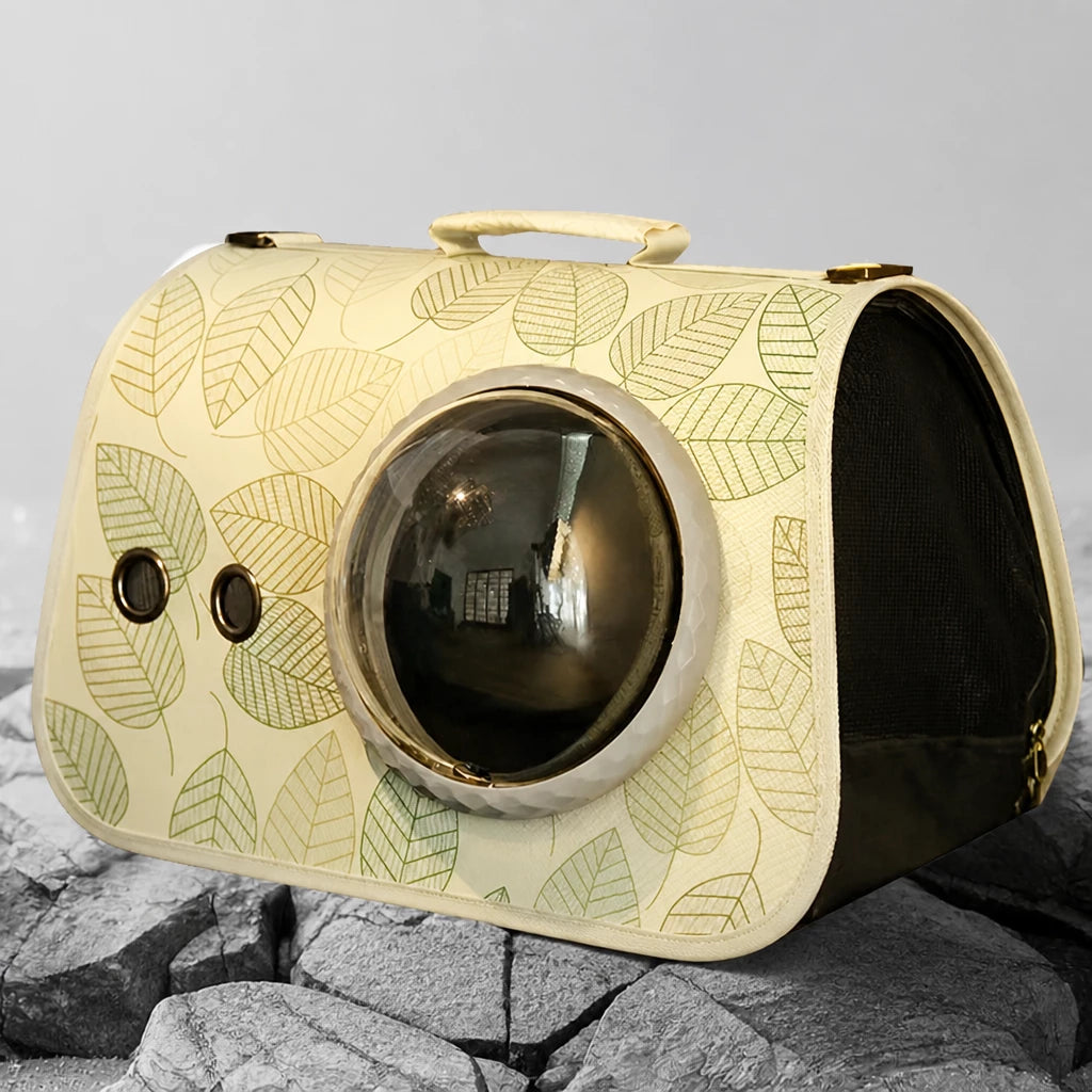 Capsule Pet Carrier Backpack for Cats and Small Dogs Up to 16 lb