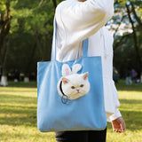 Canvas Pet Carrier Backpack for Cats and Small Dogs