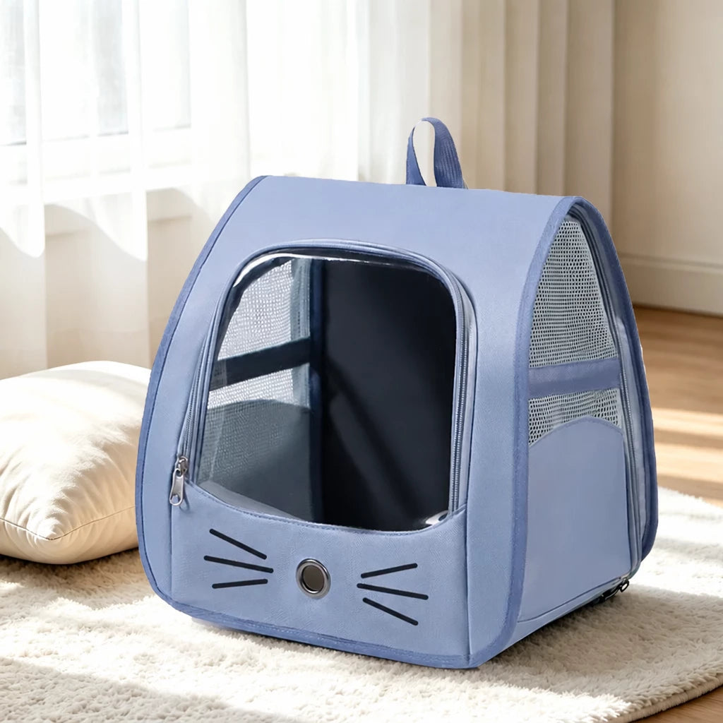 Pet Carrier Backpack with Breathable Design for Travel