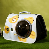 Nylon Space Capsule Pet Carrier Backpack for Cats & Small Pets