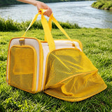 Expandable Pet Carrier Backpack for Cats and Small Dogs