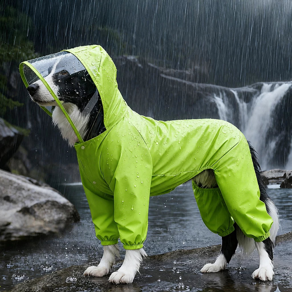 Full-Coverage Dog Raincoat