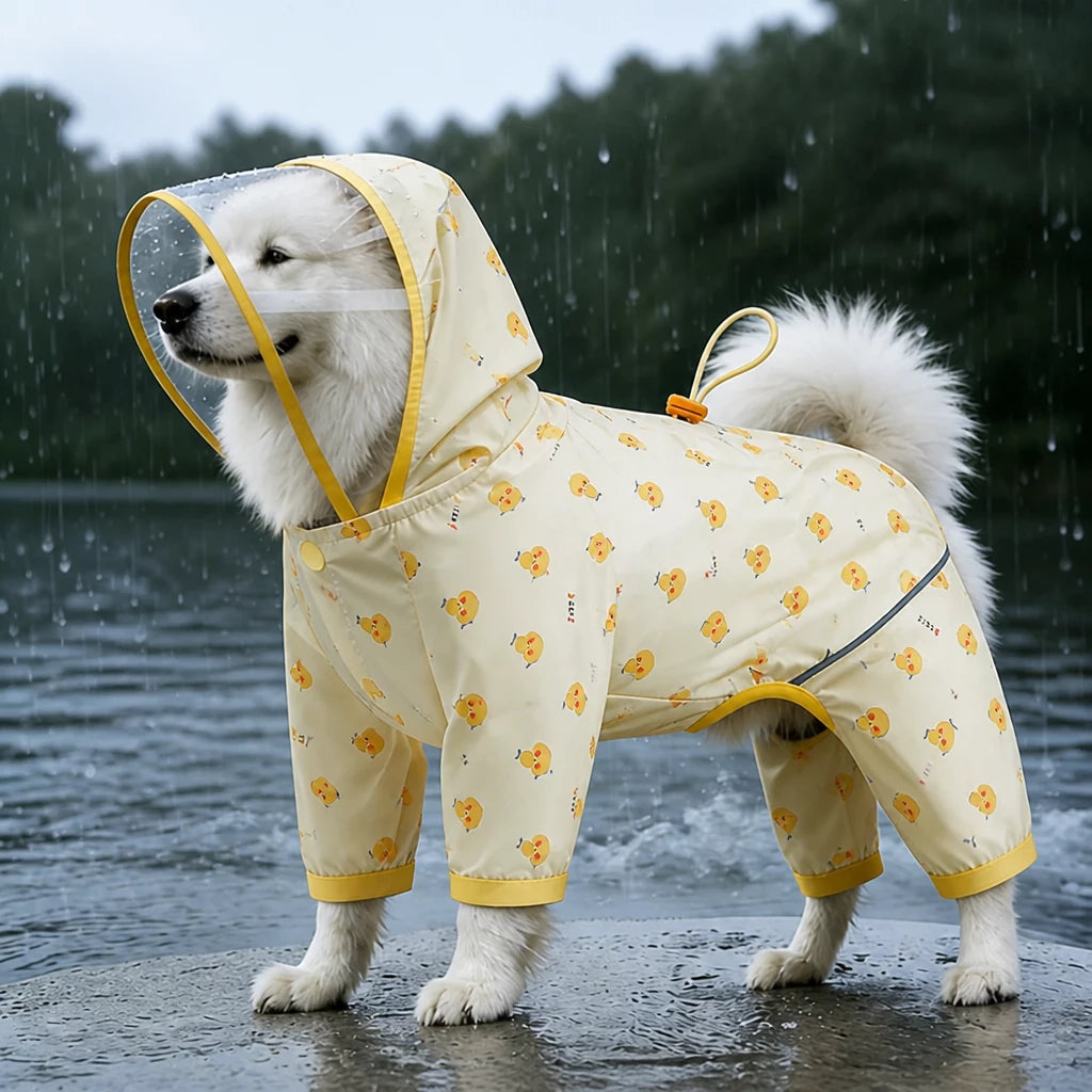 Full-Coverage Dog Raincoat