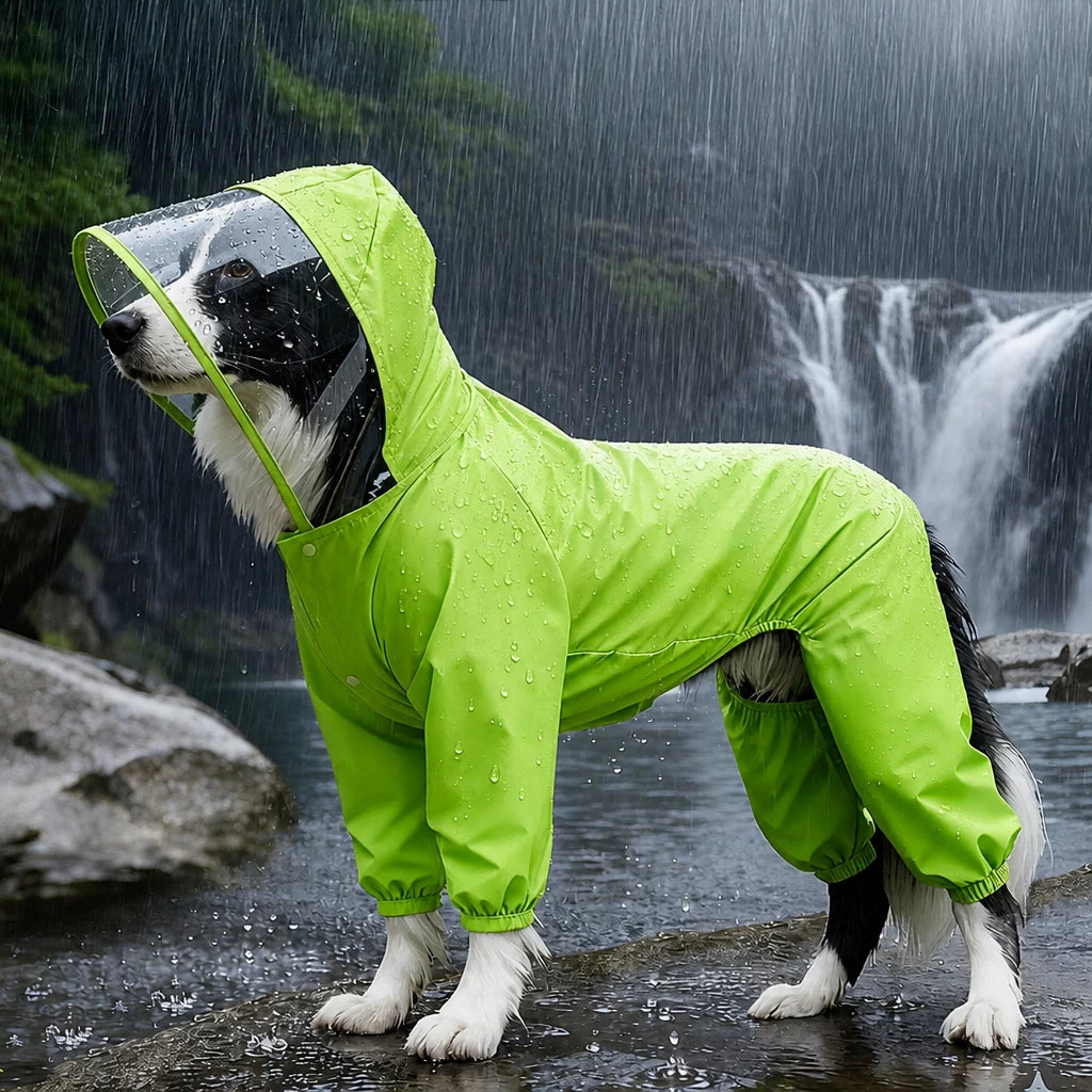 Full-Coverage Dog Raincoat