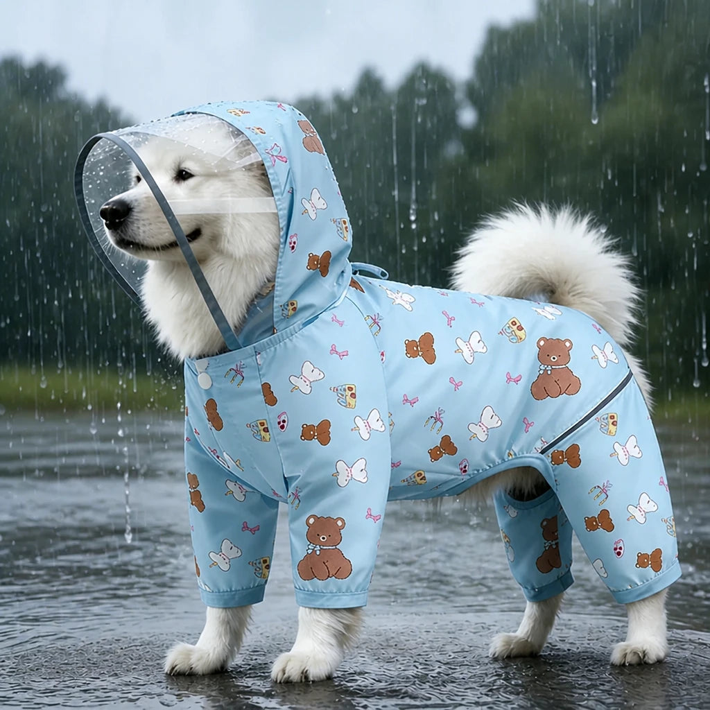 Full-Coverage Dog Raincoat