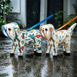Full-Coverage Waterproof Raincoat for Small Dogs