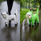 Frog-Style Full-Coverage Raincoat for Small Dogs