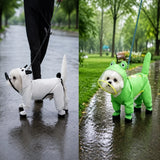 Frog-Style Full-Coverage Raincoat for Small Dogs
